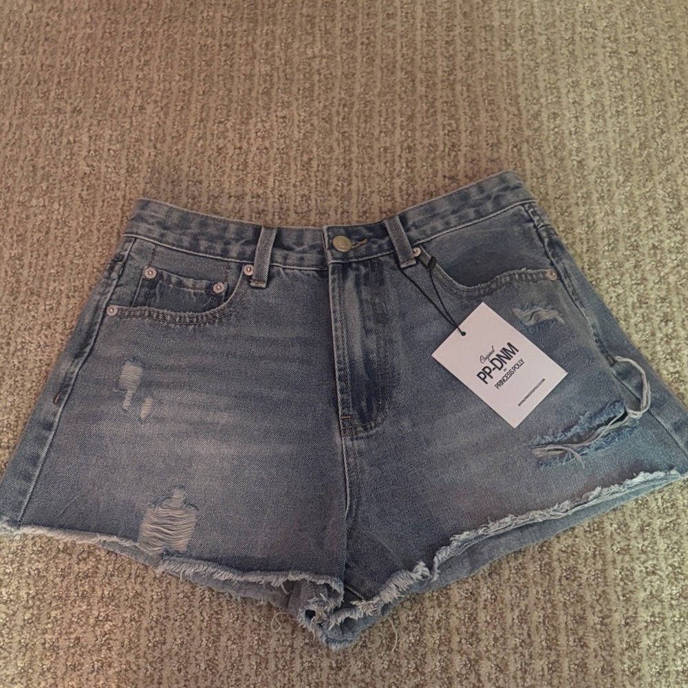 Women's princess Polly Distressed Denim Shorts